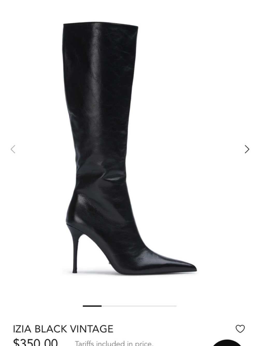 Tony bianco Izia Black vintage boots - Picture 3 of 7